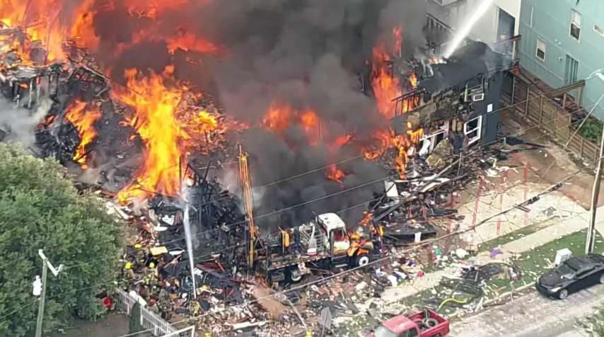 Gas Explosion Engulfs Dallas Apartment Building, Leaving Multiple Dead