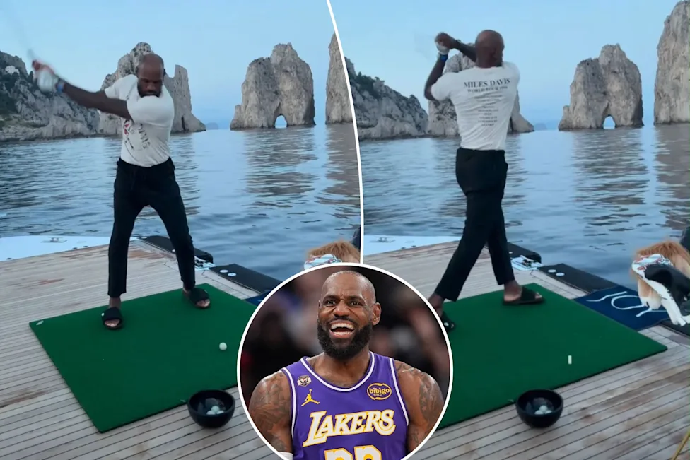 LeBron James Criticized for Golfing in Ocean