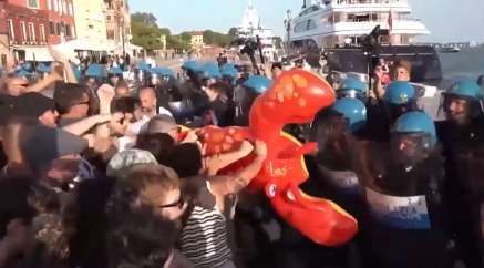 U.S. Ambassadors 250th Anniversary Yacht Visit Sparks Fierce Protests in Italy