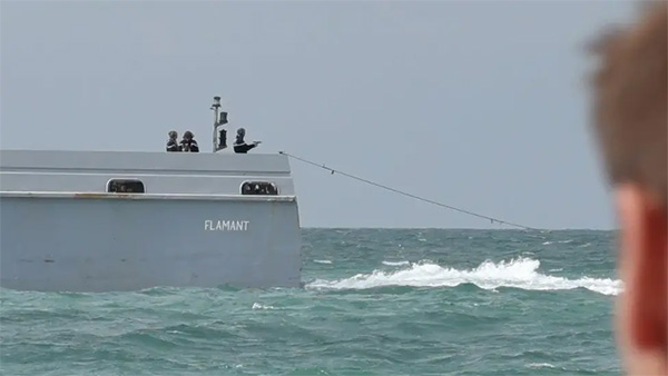French Ships Pistol Drill Mistakenly Shot British Shadow Home Secretary