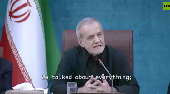 Iranian President Ahmadinejad Reports Supreme Leader Khameneis Good Health