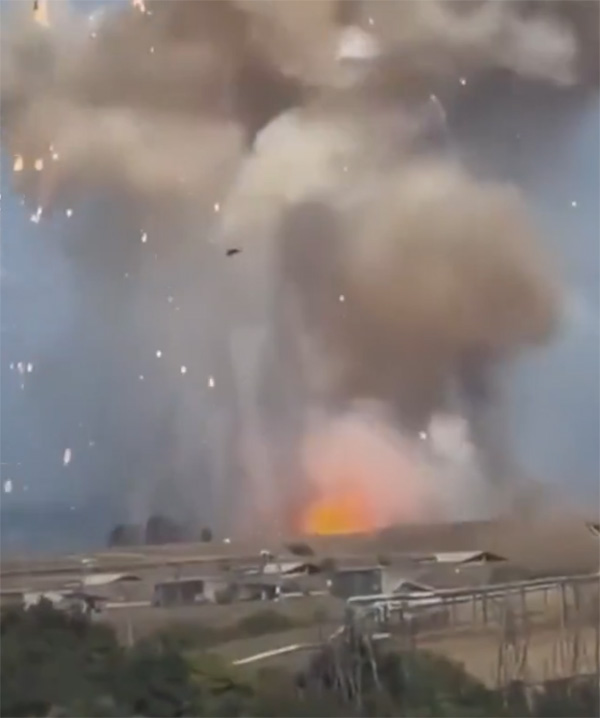 Fire and Explosion at KNDS Ammunition Factory near Rome