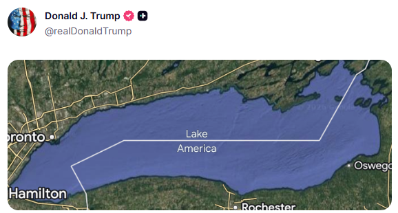 Google Maps Changes Name of Lake Ontario After Trumps Executive Order