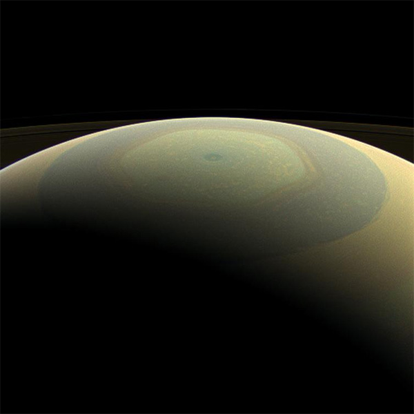 Saturns Massive Pentagon-Shaped Cloud Discovered