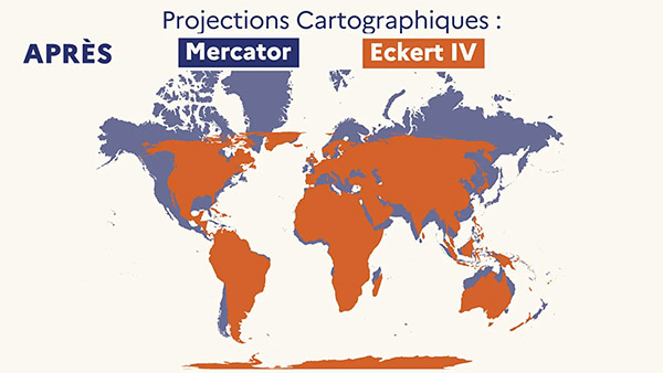 France to Abandon Mercator Projection Map for More Accurate Representation of Continents