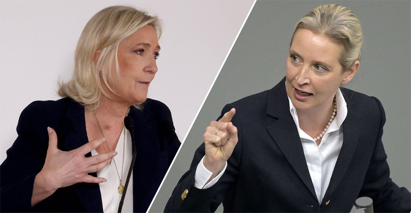 Europes Far-Right Shifts: German and French Parties Challenging Center of Power