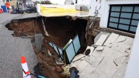 Nicolas Cages Malibu Mansion Suffers Ground Subsidence