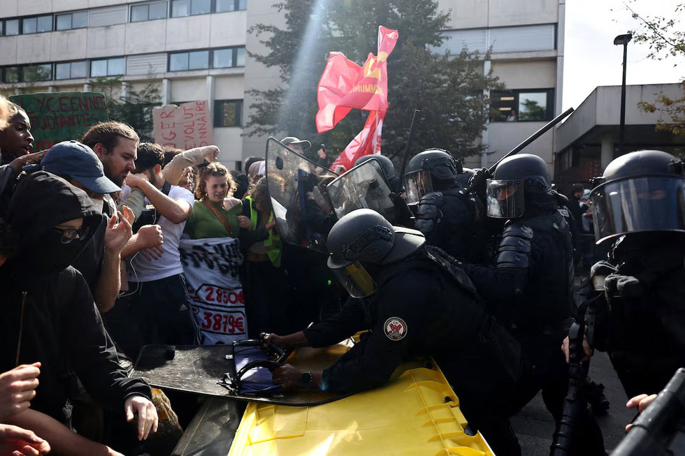 France Schools Closures Due to Protests