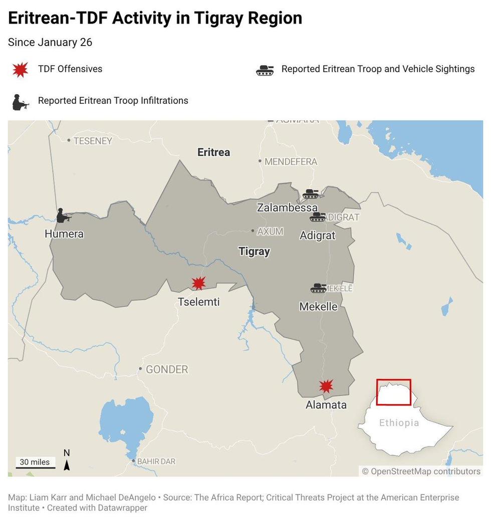 Ethiopia-Eritrea Border Tensions Flare Amidst Escalating Conflict