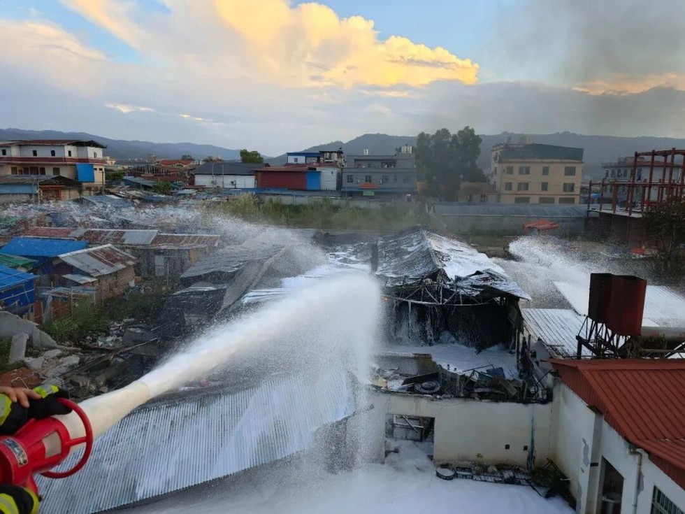 China-Myanmar Cross-Border Fire Rescue Operation
