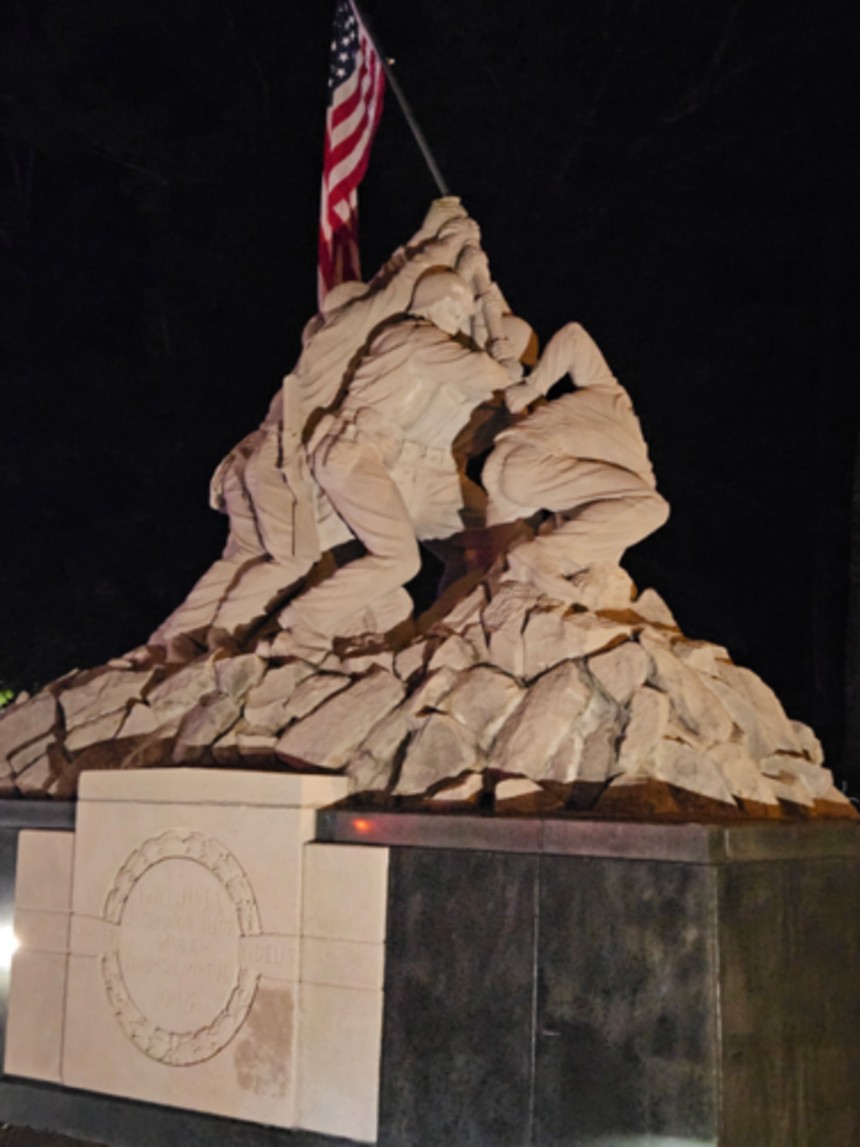 Iwo Jima Statue Vandalized, Suspect Arrested