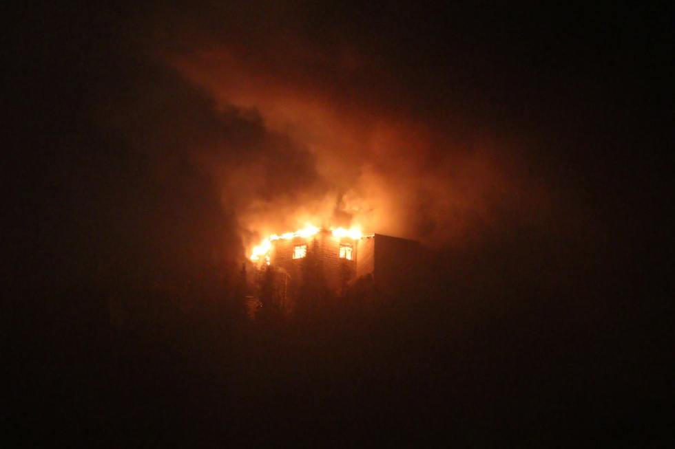 Fire Engulfs Nazi Site Eagle Nest in Germany